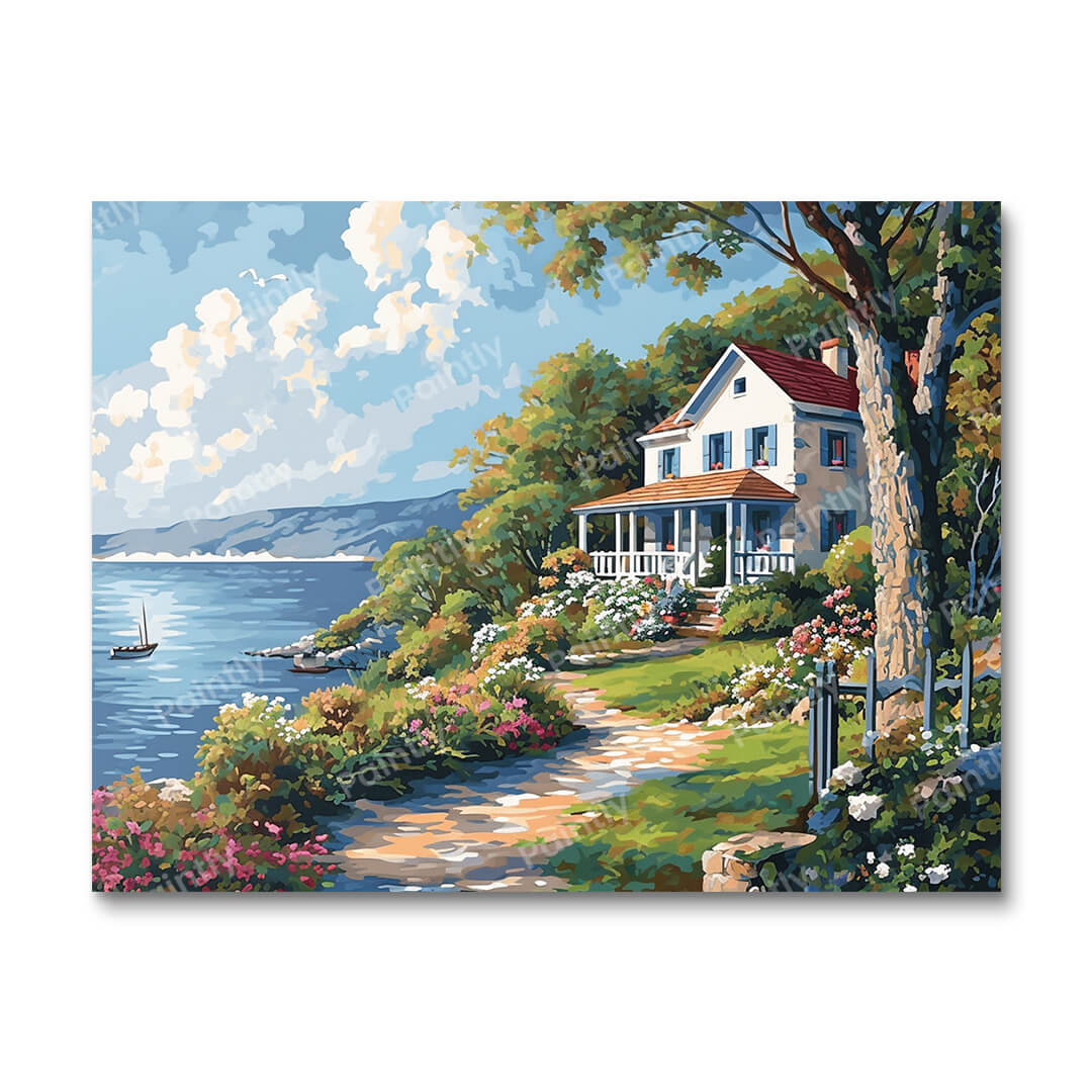 Lake View Home II (Diamond Painting) Diamond Painting kit