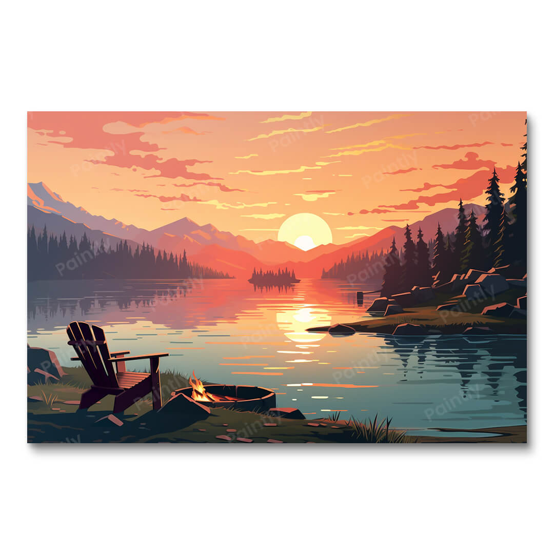 Lake of Dreams (Diamond Painting) Diamond Painting kit