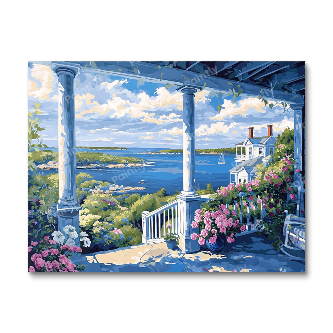 Lakeside Porch I (Diamond Painting) Diamond Painting kit