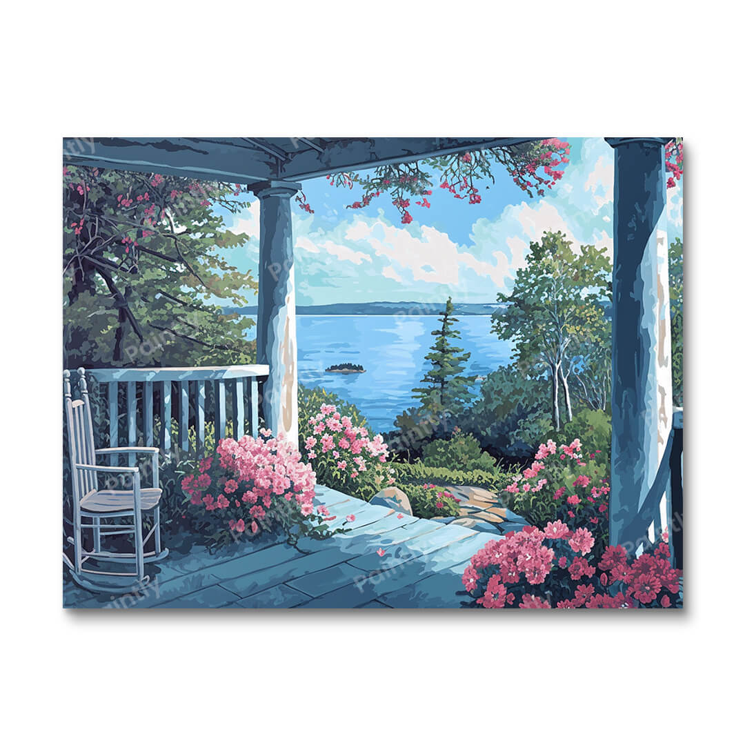 Lakeside Porch II (Diamond Painting) Diamond Painting kit