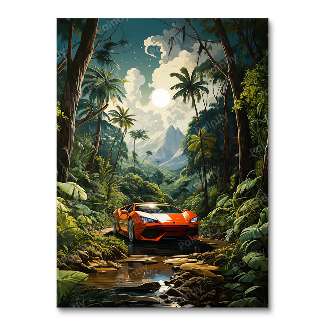 Lamborghini Dreamscape (Diamond Painting) Diamond Painting kit