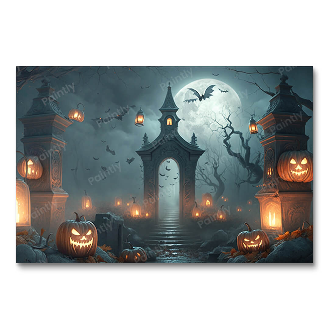 Lanterns Among the Spirits (Diamond Painting) Diamond Painting kit