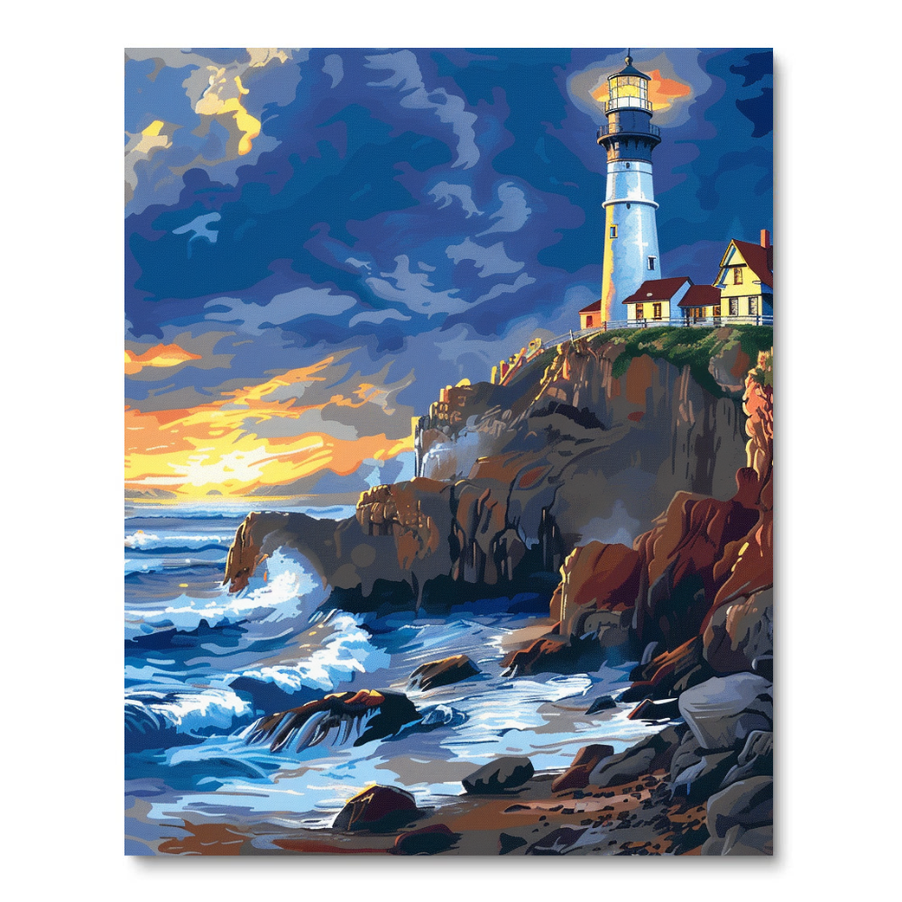 Lighthouse Overlook (Diamond Painting) Diamond Painting kit