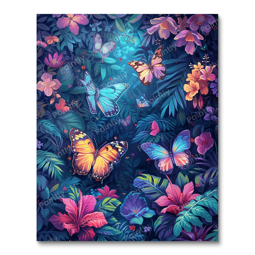 Luminous Butterfly Dreams (Diamond Painting) Diamond Painting kit