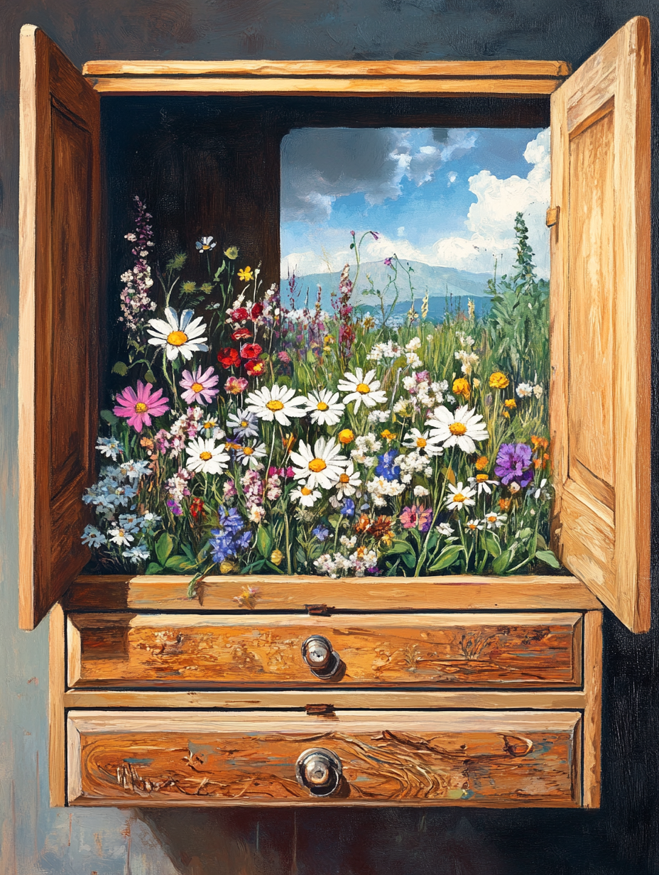 Nature's Cabinetry (Diamond Painting) Diamond Painting kit