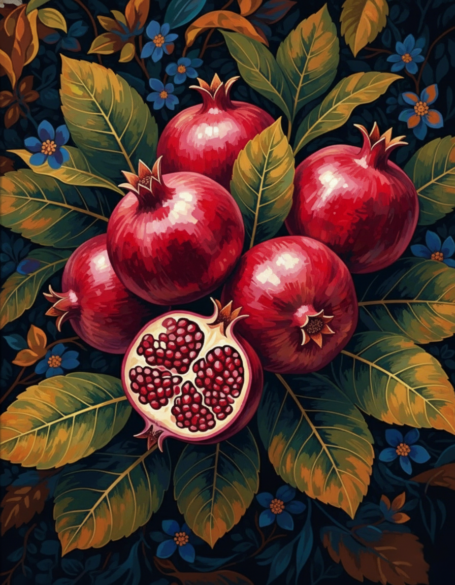 Pomegranate Muse (Diamond Painting) Diamond Painting kit