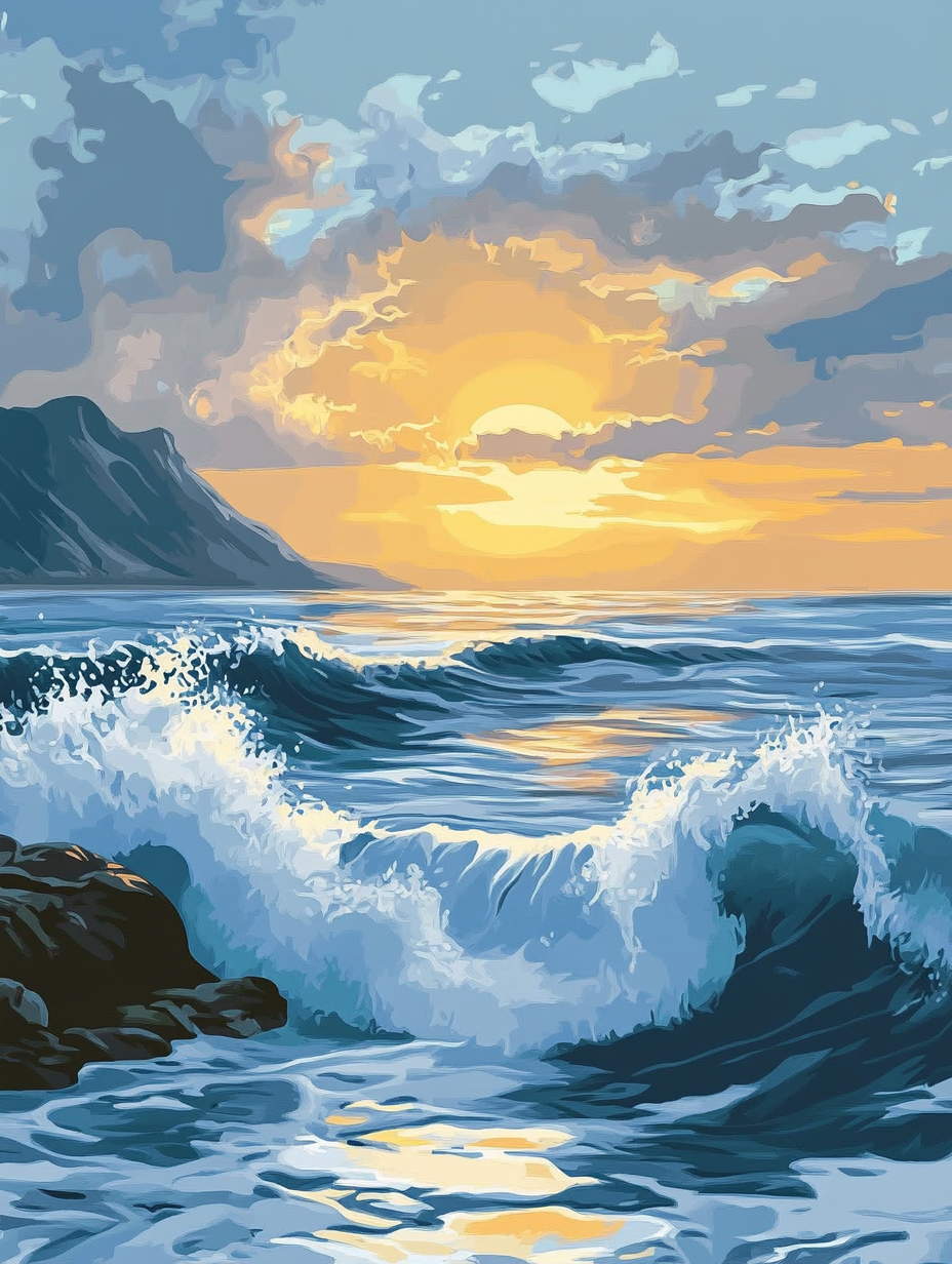 Ocean's Awakening (Diamond Painting) Diamond Painting kit