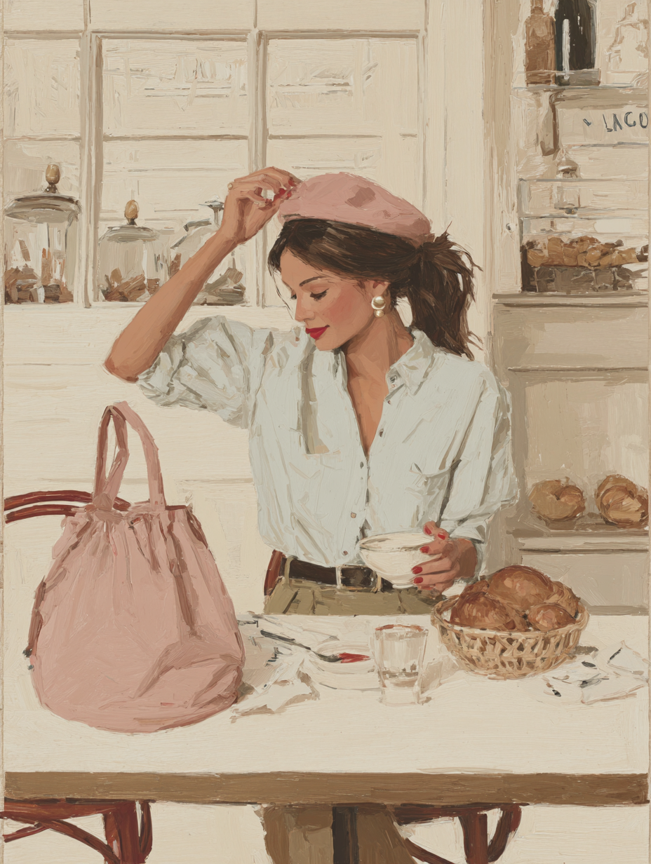 Beret and Breakfast (Diamond Painting) Diamond Painting kit