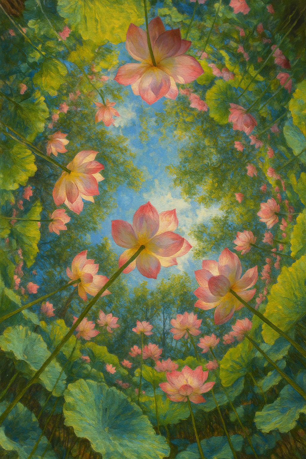 Lotus Sky (Diamond Painting) Diamond Painting kit