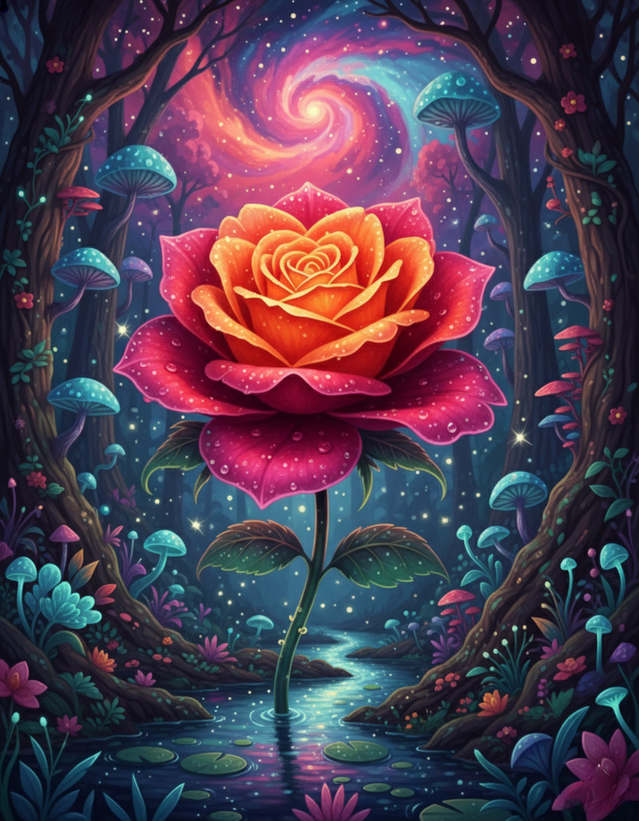 Rose of the Cosmos (Diamond Painting) Diamond Painting kit
