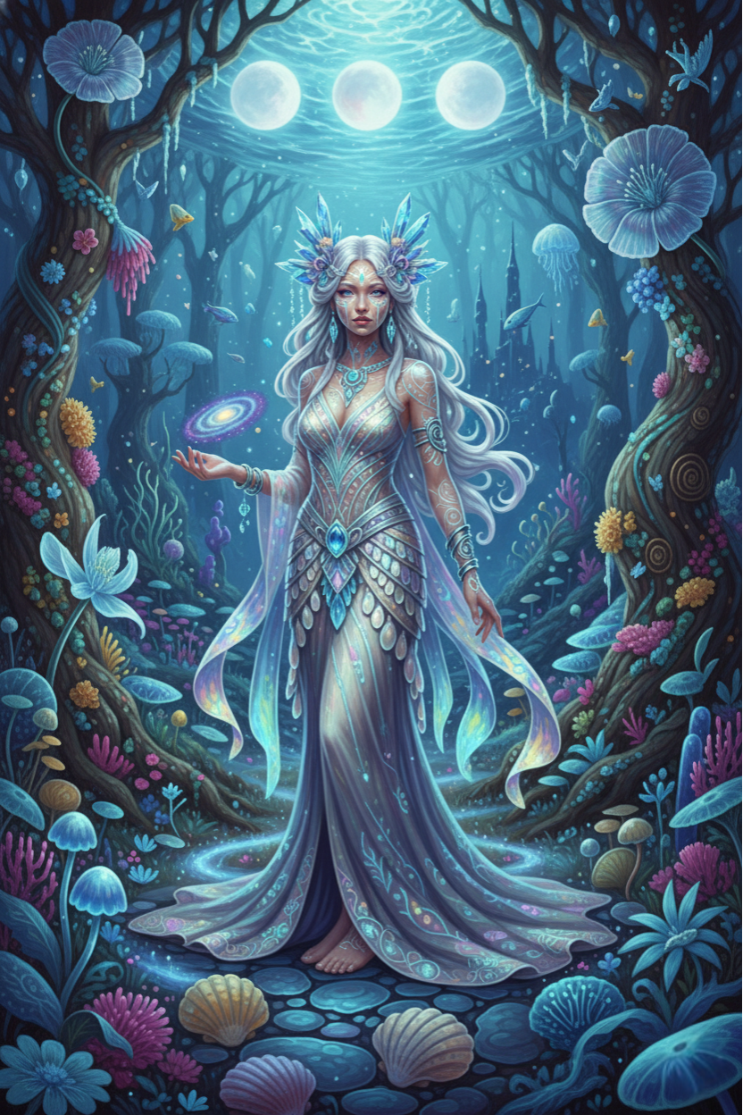 Silver Queen, Cosmic Orb (Diamond Painting) Diamond Painting kit