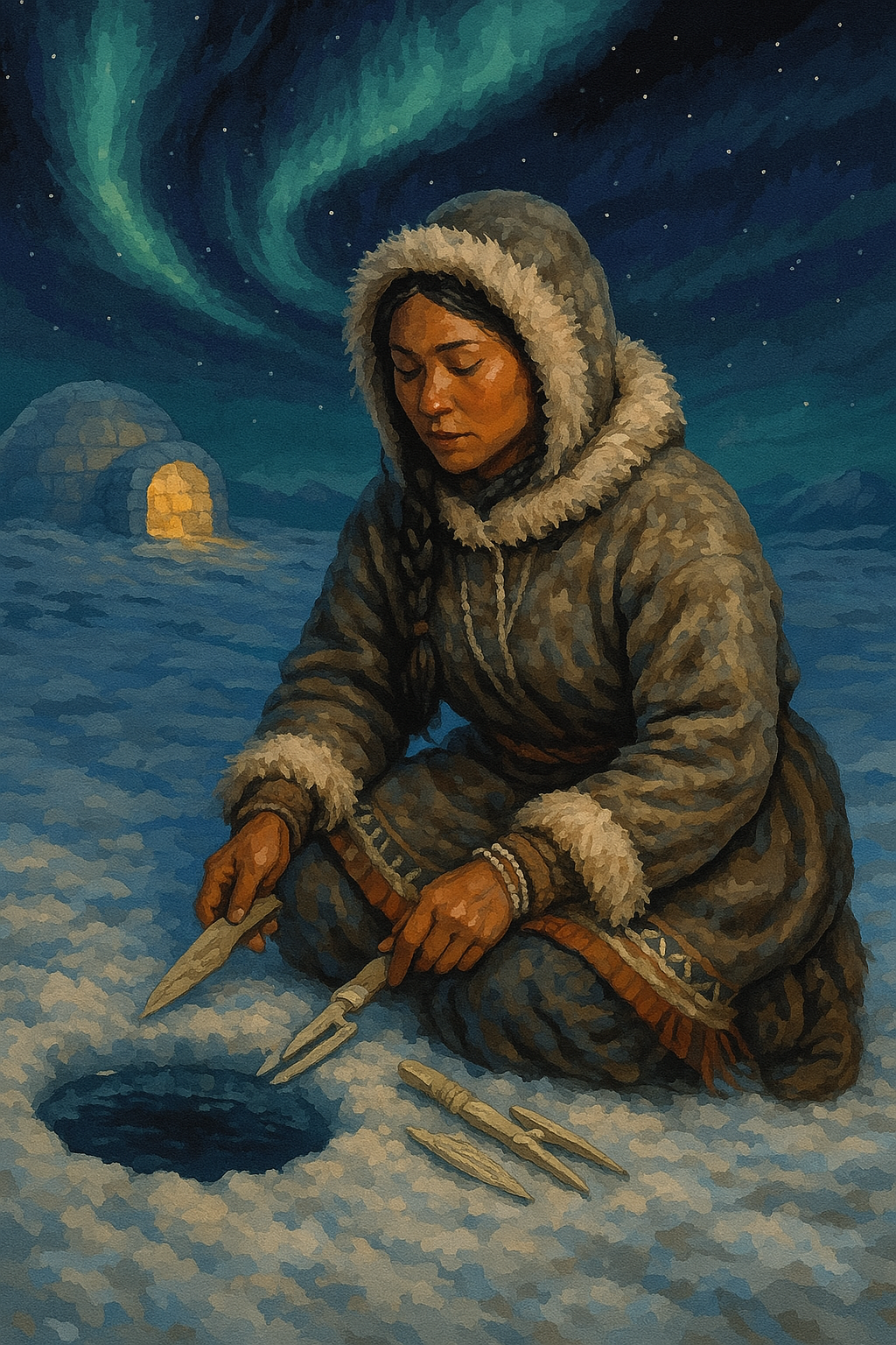 Inuit Ice Keeper (Diamond Painting) Diamond Painting kit