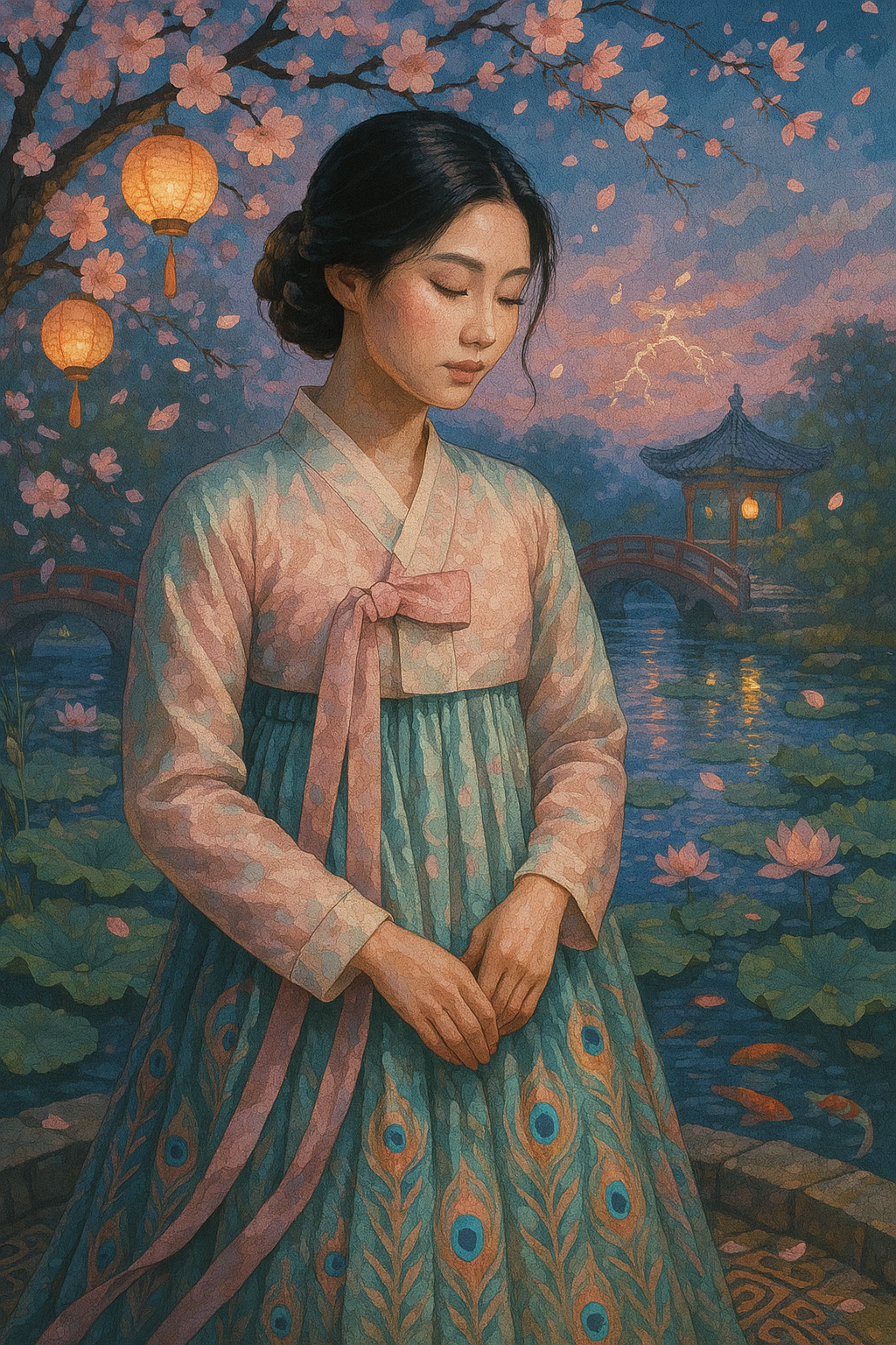 Korean Garden Spirit (Diamond Painting)