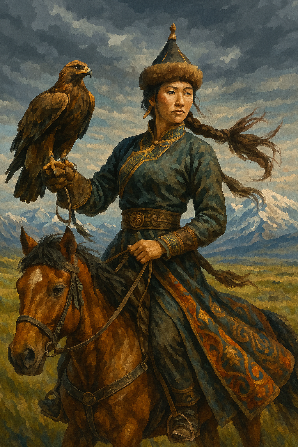 Mongolian Sky Guardian (Diamond Painting) Diamond Painting kit
