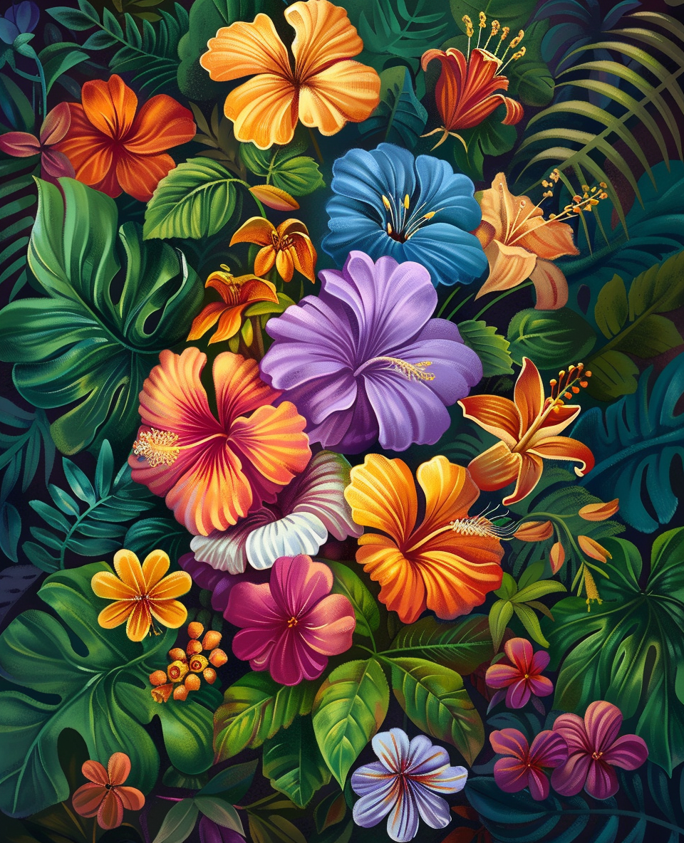 Sunny Wildflower Mix (100 Color Diamond Painting)