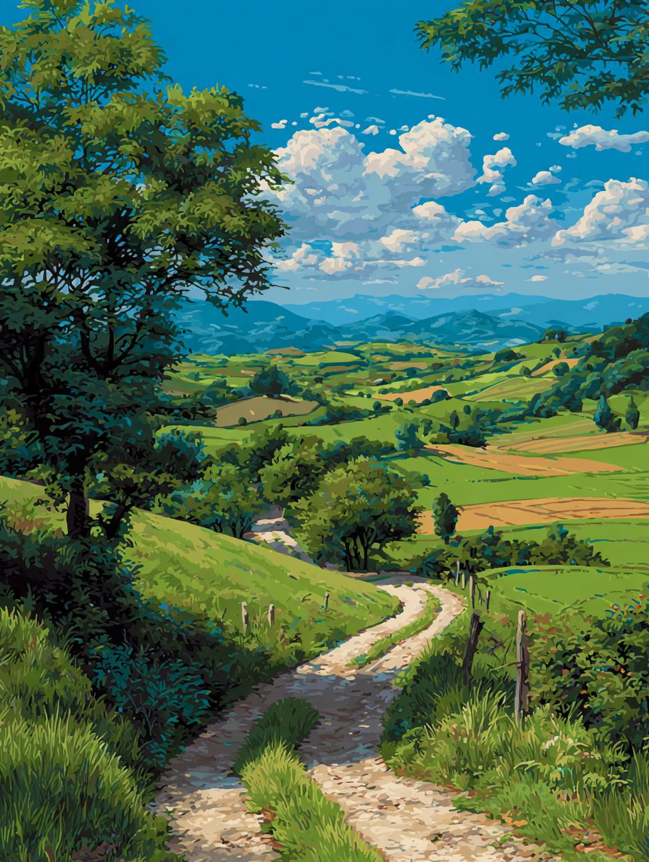 Path to the Valley (Diamond Painting) Diamond Painting kit