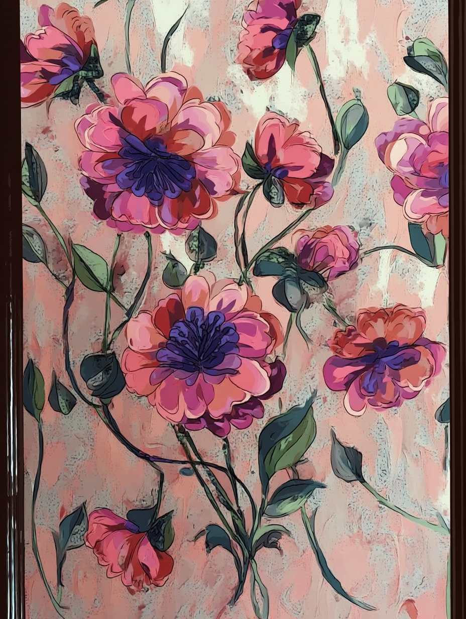Pink Petal Dance (Diamond Painting)