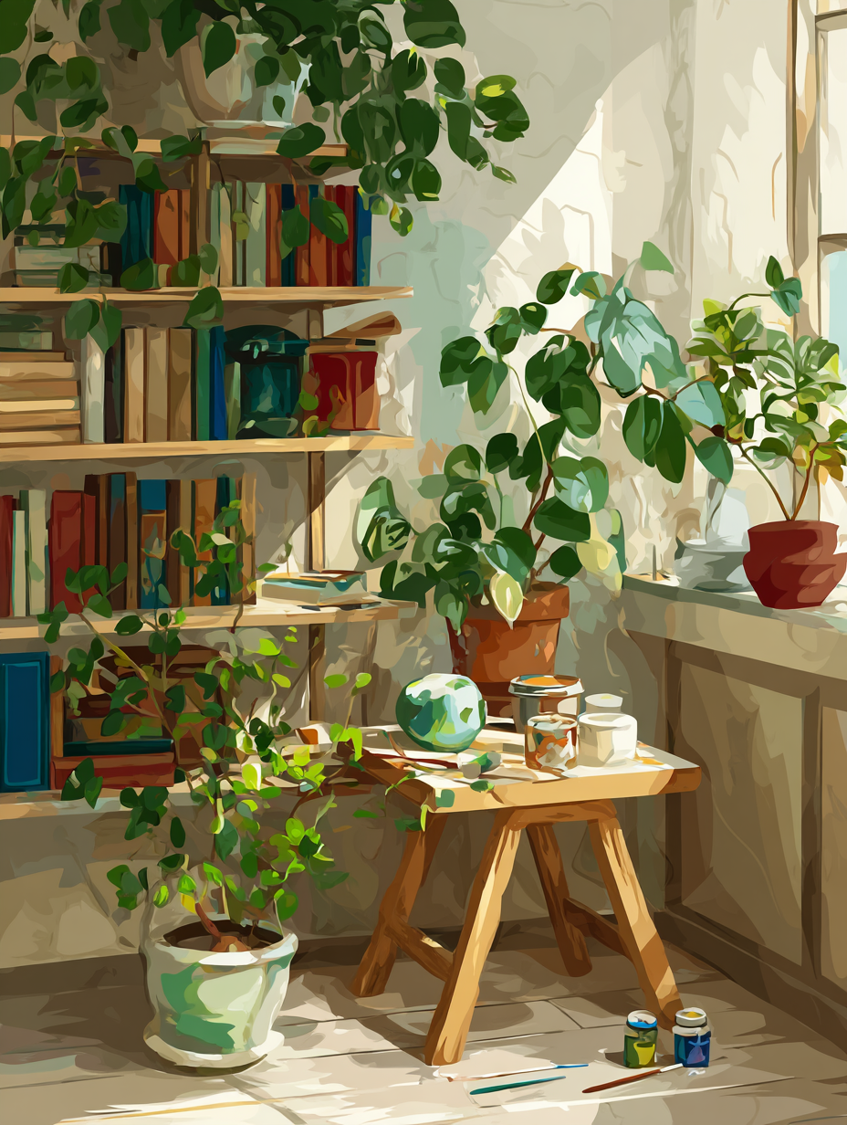 Quiet Corner of Growth (Diamond Painting) Diamond Painting kit