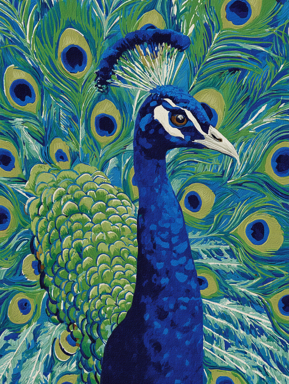 Radiant Peacock (Diamond Painting) Diamond Painting kit