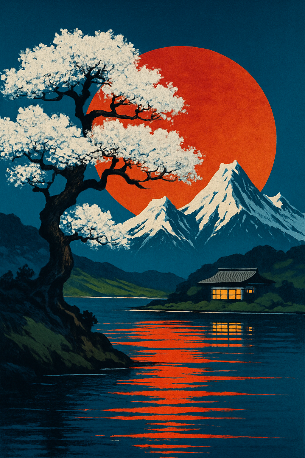 Reflections of Japan (Diamond Painting) Diamond Painting kit