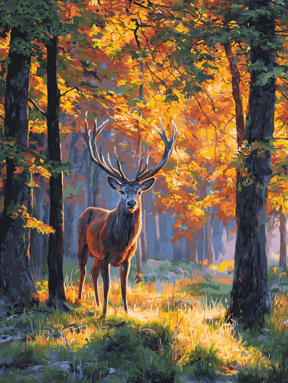 Regal Forest Dweller (Diamond Painting) Diamond Painting kit