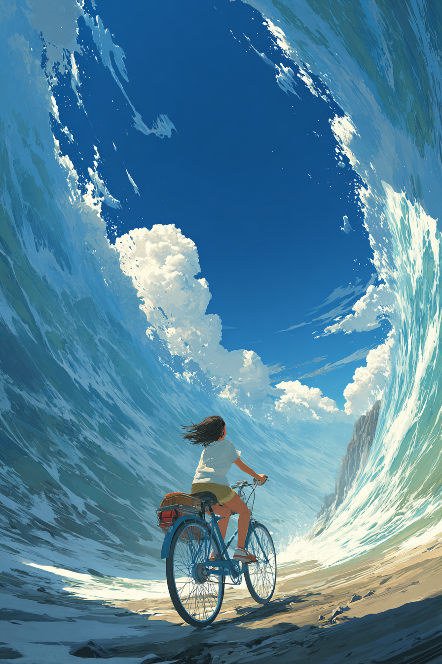 Riding the Waves (Diamond Painting) Diamond Painting kit