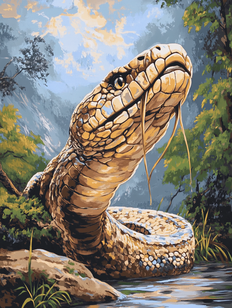 Serpent of the Glade (Diamond Painting) Diamond Painting kit