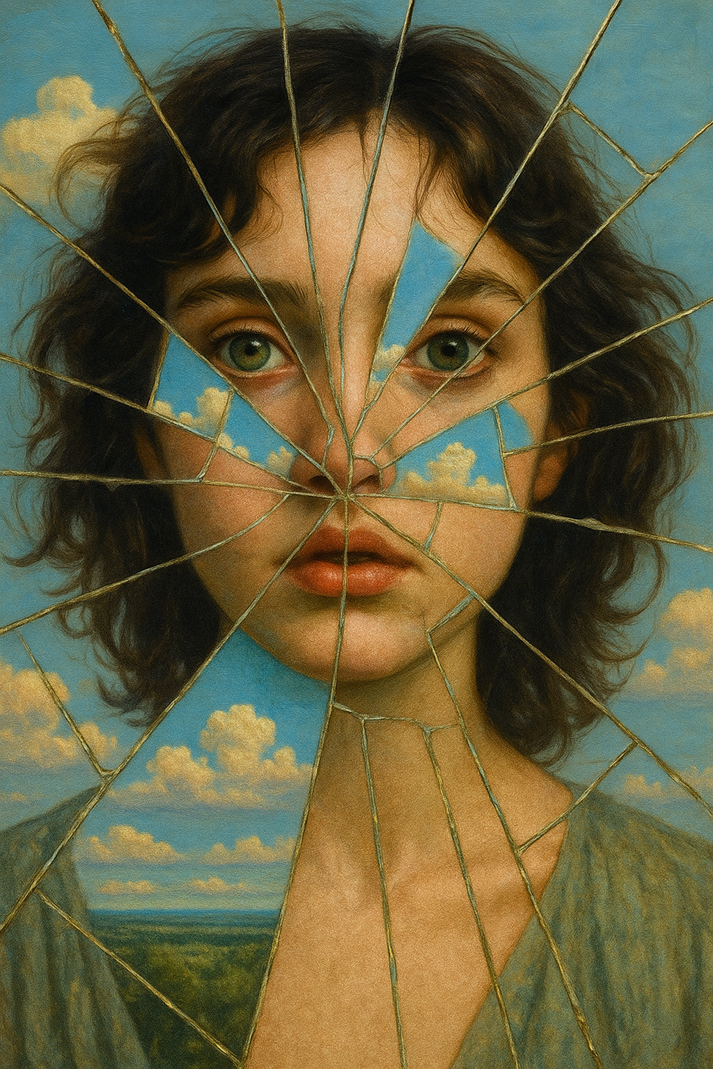 Shattered Sky Reflection (Diamond Painting) Diamond Painting kit