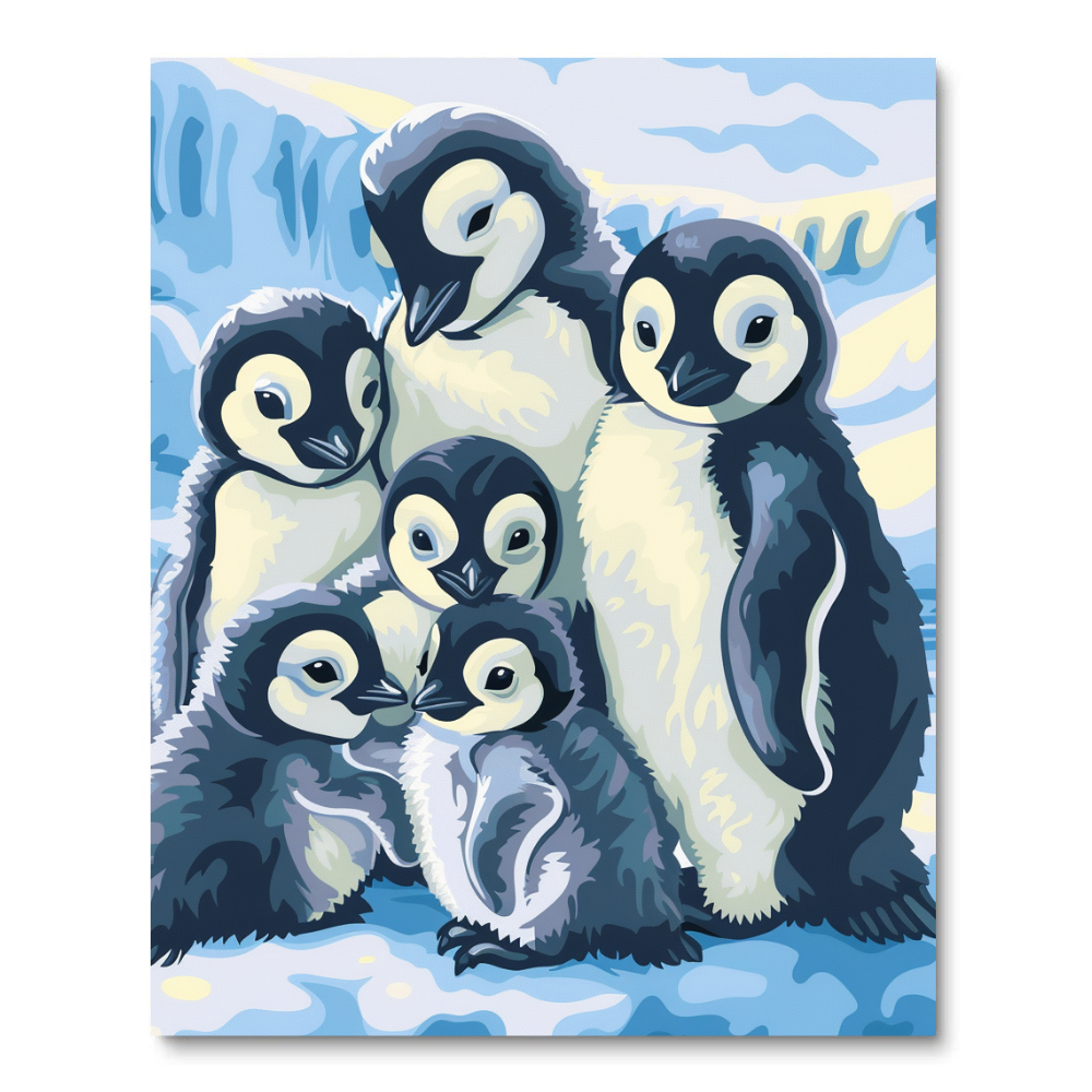 Snowy Penguin Cuddle