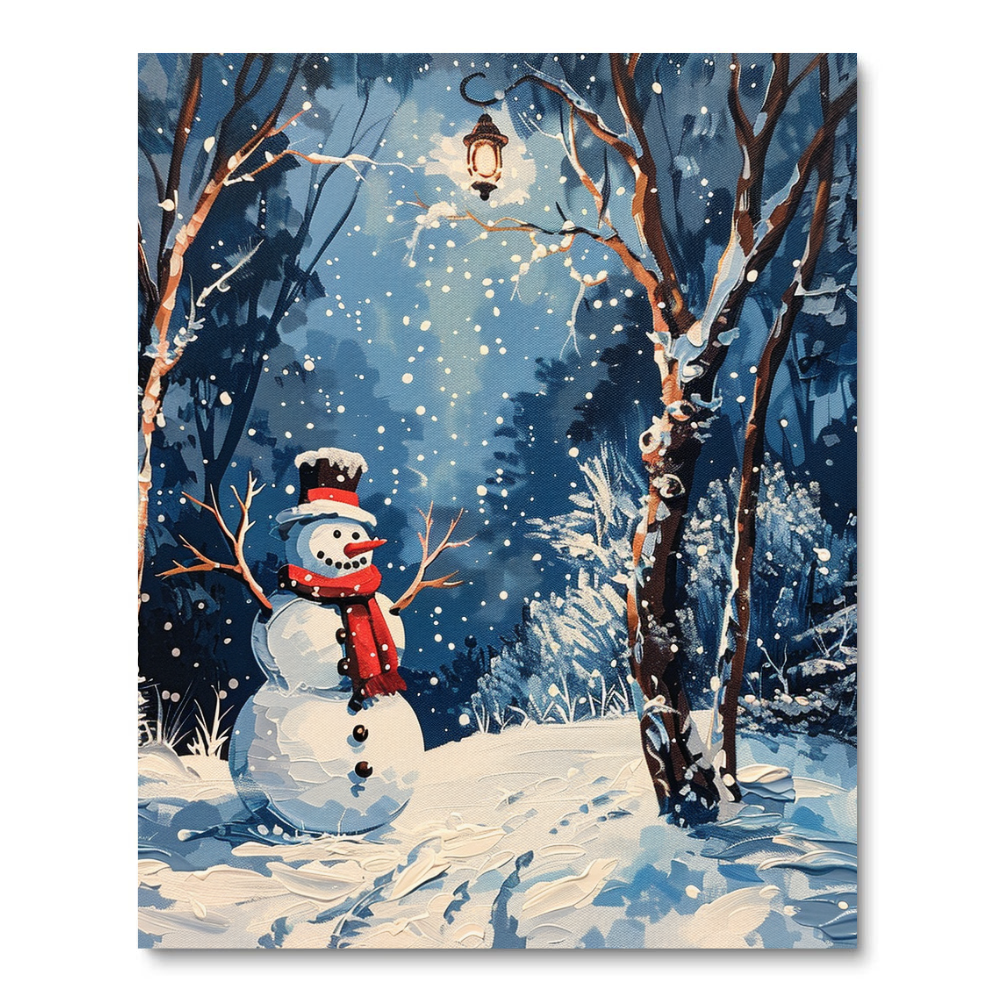 Snowy Scene (Diamond Painting)