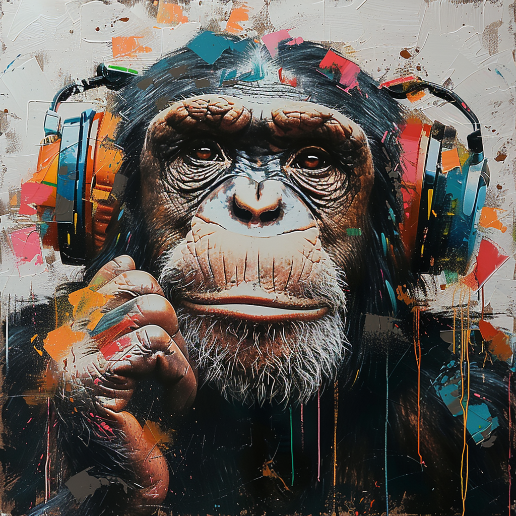 Street Art Primate (Diamond Painting) Diamond Painting kit
