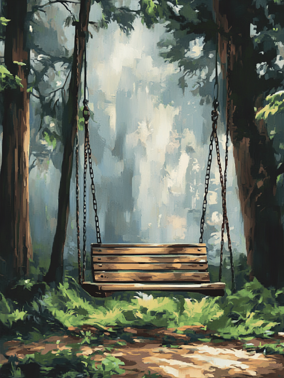 Swing in the Fog (Diamond Painting) Diamond Painting kit