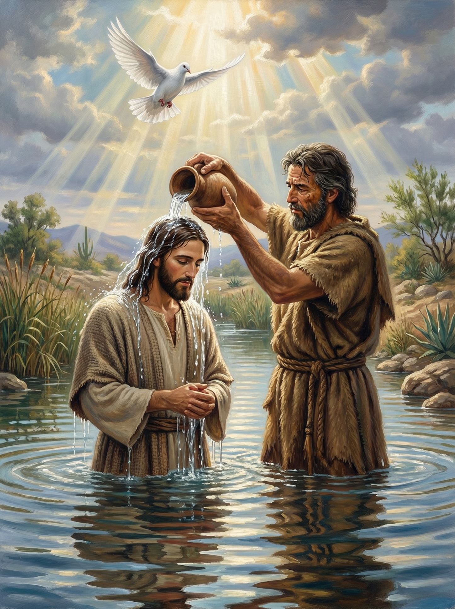 The Baptism of Jesus (Diamond Painting)