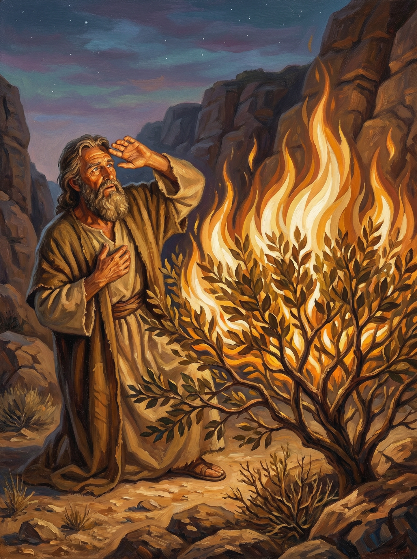 The Burning Bush (Diamond Painting) Diamond Painting kit