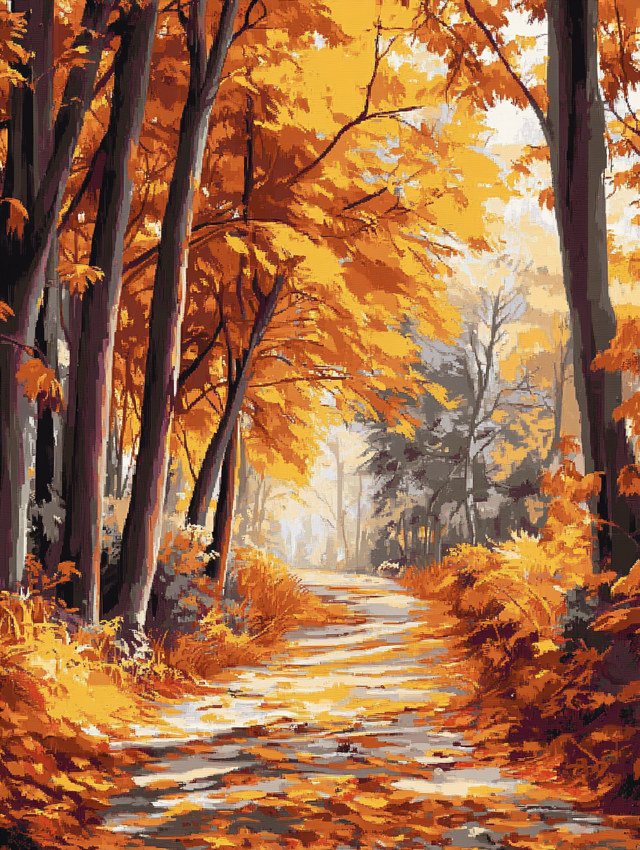 The Golden Path (Diamond Painting) Diamond Painting kit