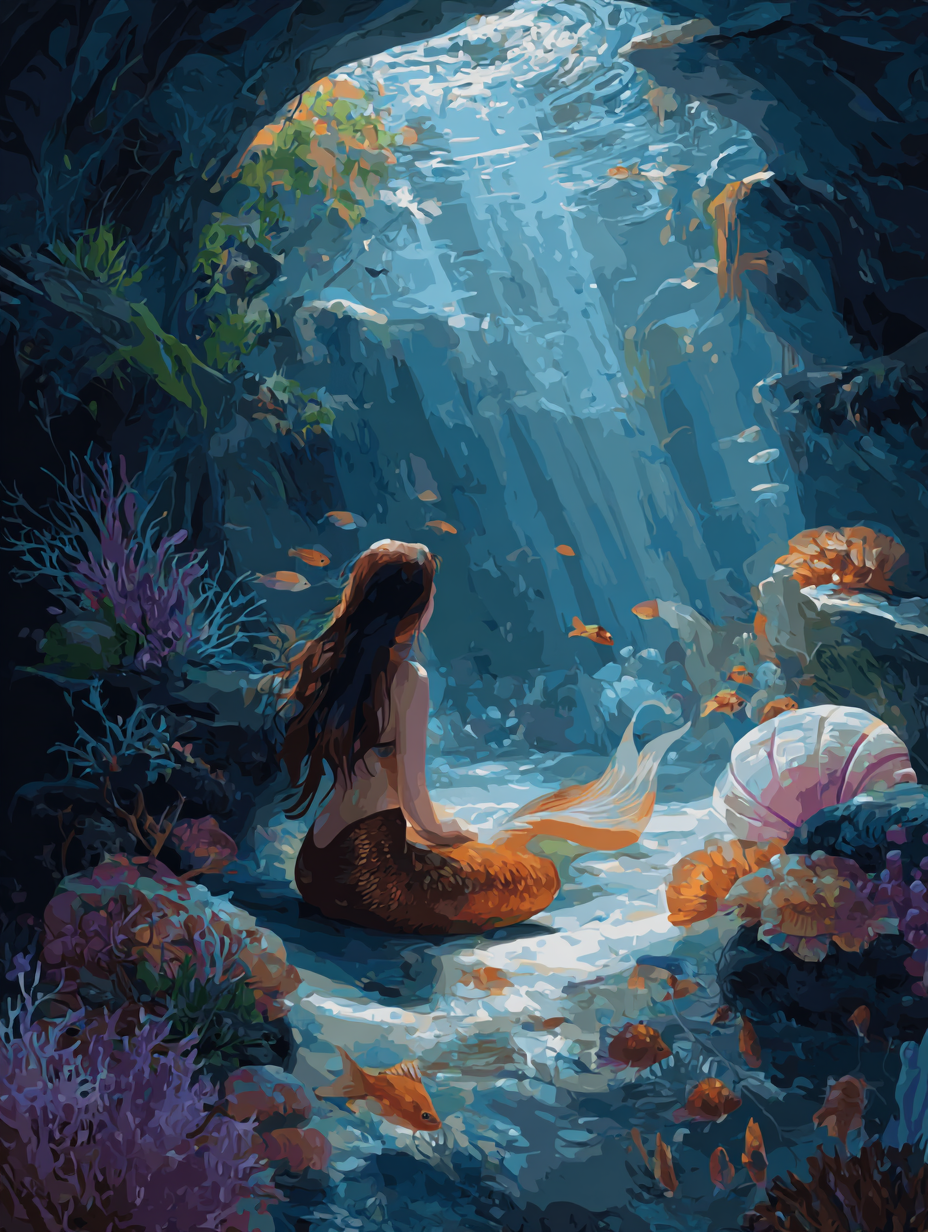 The Pearl of the Ocean (Diamond Painting) Diamond Painting kit