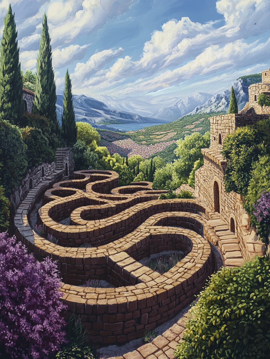 The Serpentine Path (Diamond Painting) Diamond Painting kit
