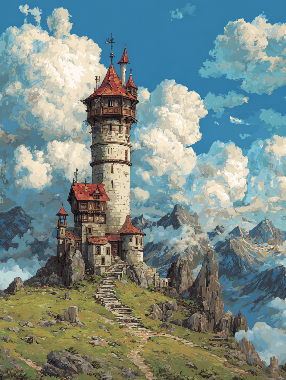 The Sorcerer's Spire (Diamond Painting) Diamond Painting kit