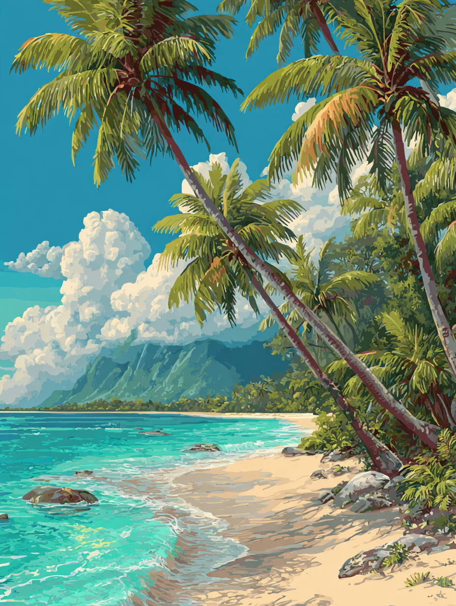 Turquoise Water (Diamond Painting) Diamond Painting kit
