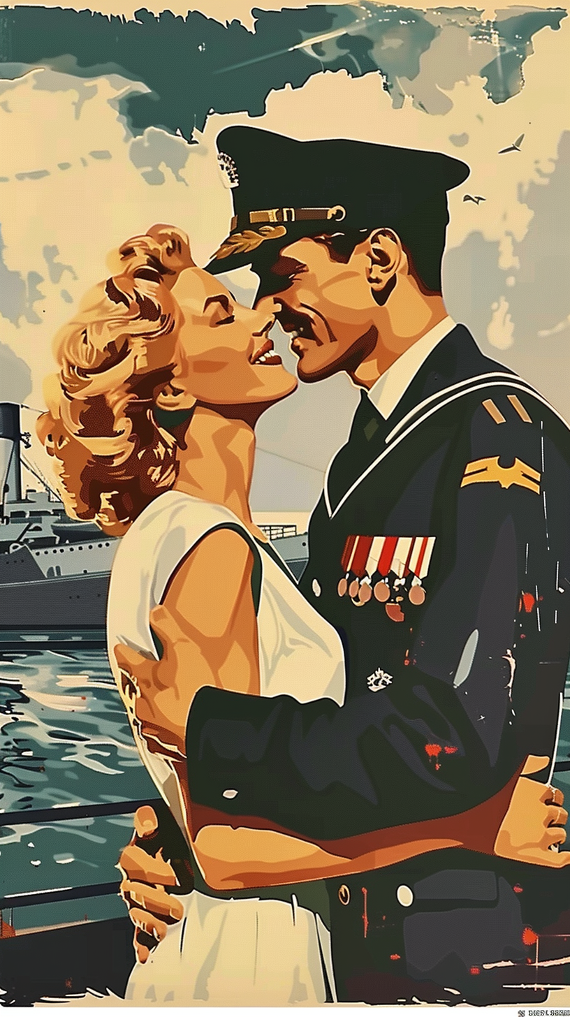 Vintage Naval Romance (Diamond Painting) Diamond Painting kit