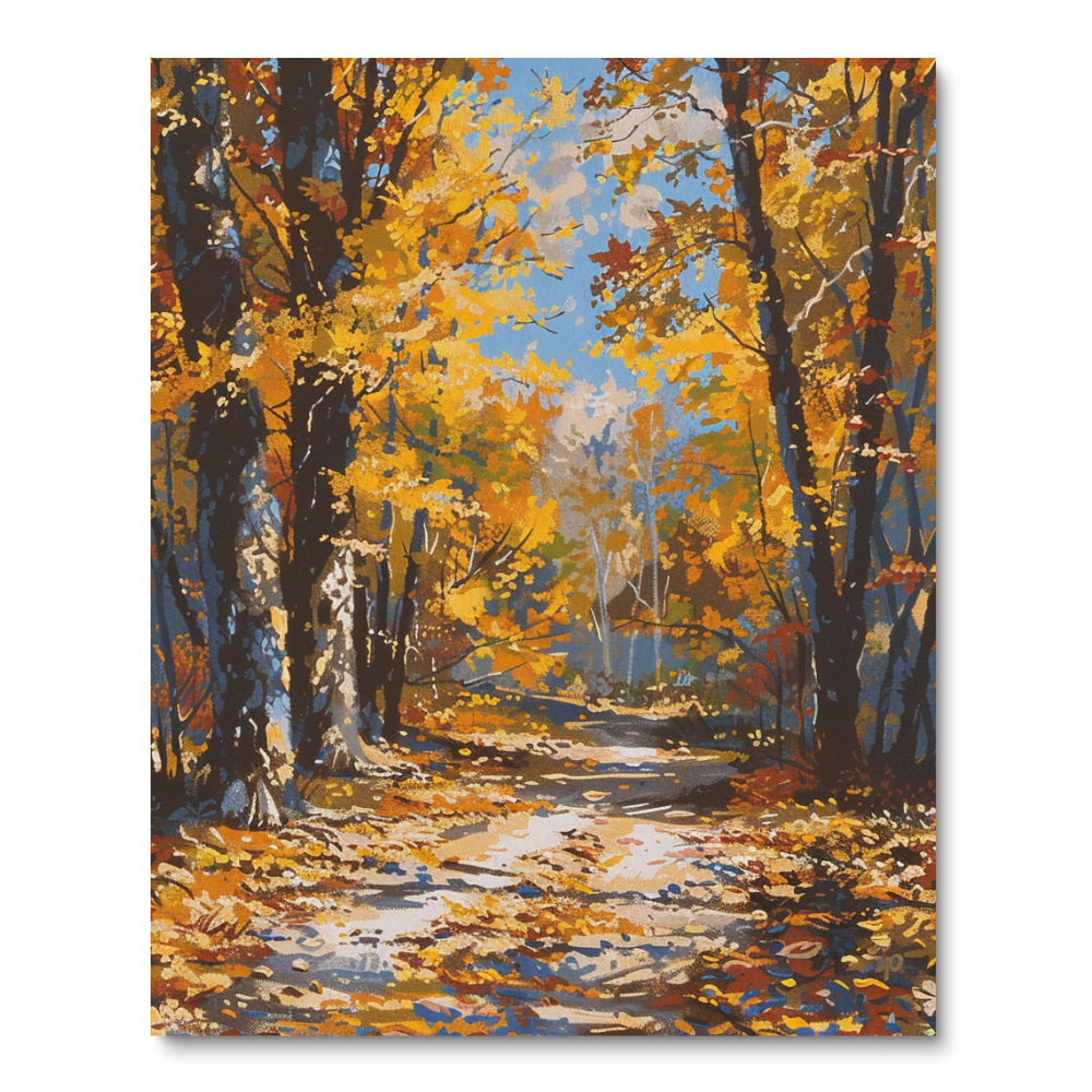 Vivid Autumn Vista (Diamond Painting) Diamond Painting kit