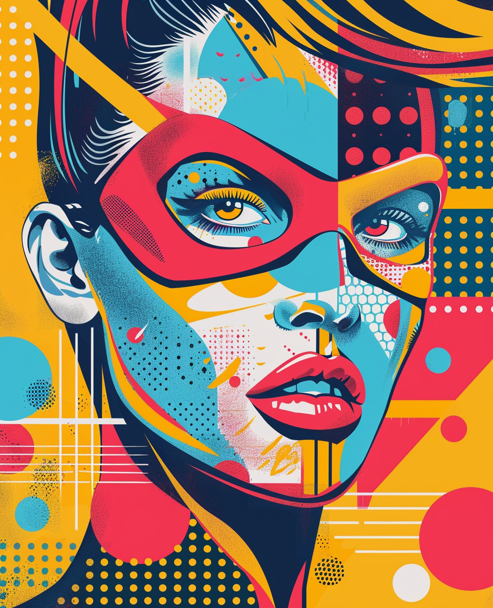 Vivid Pop Art (Diamond Painting) Diamond Painting kit