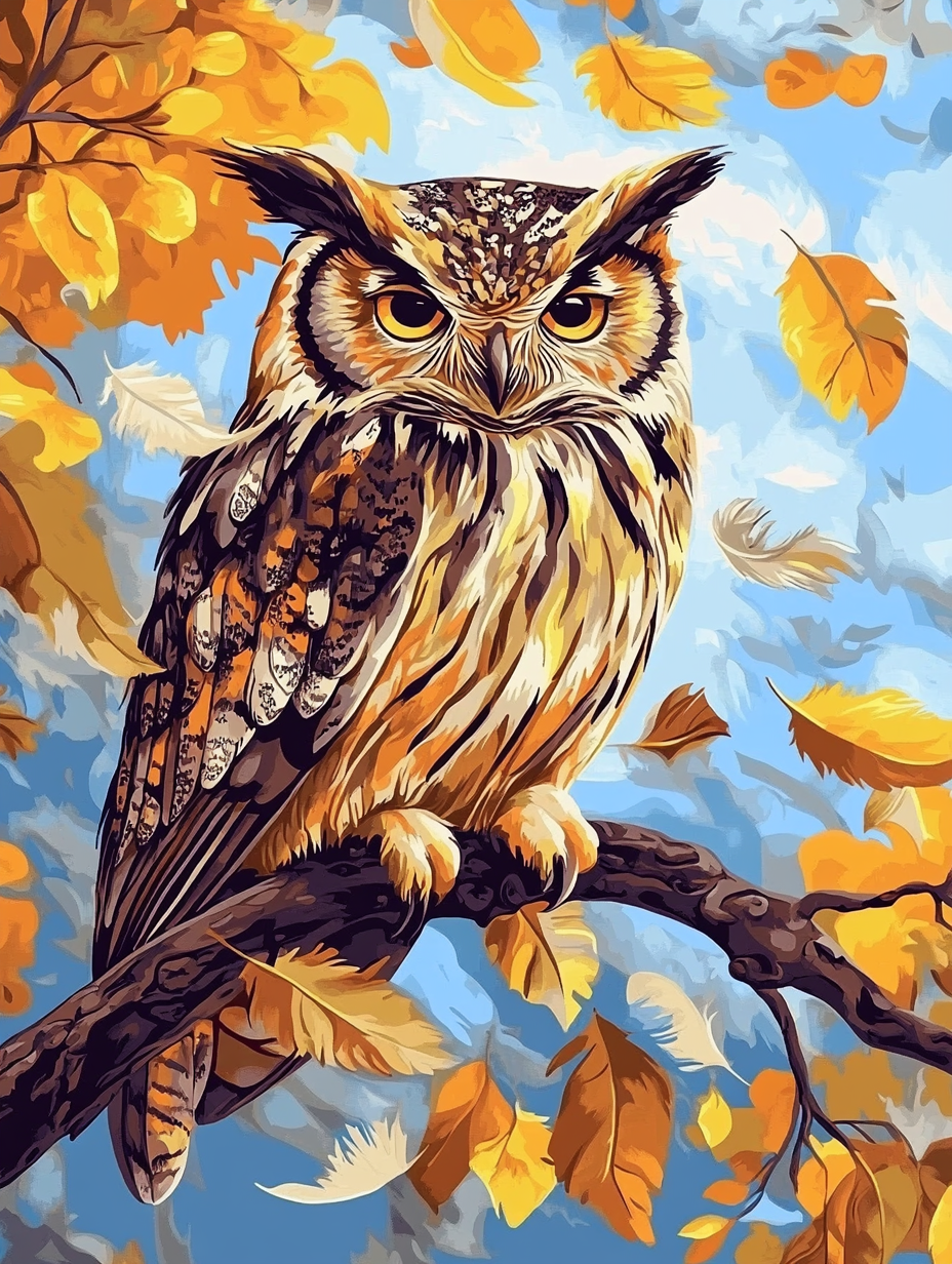 Watcher of Autumn (Diamond Painting) Diamond Painting kit