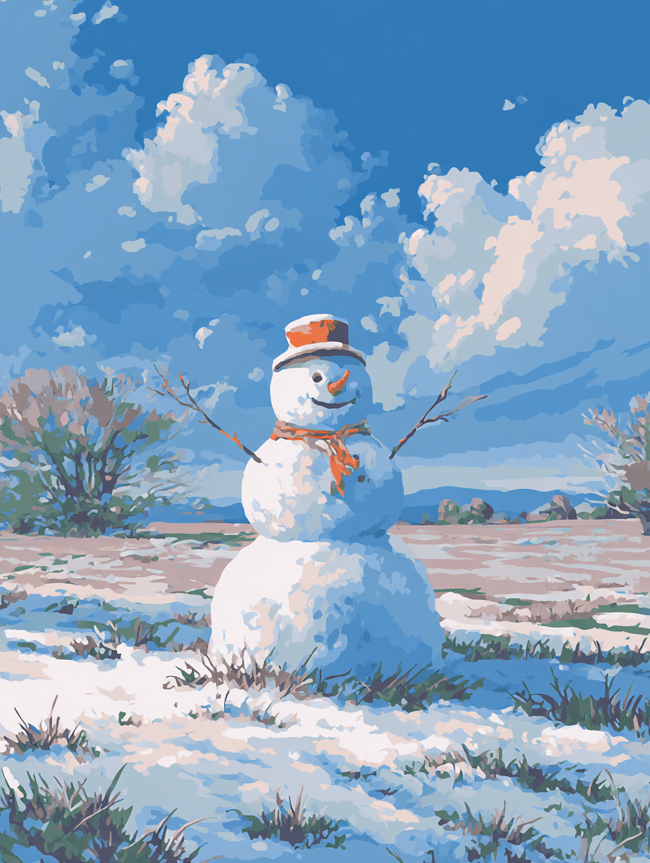 Winter's Happy Smile (Diamond Painting) Diamond Painting kit