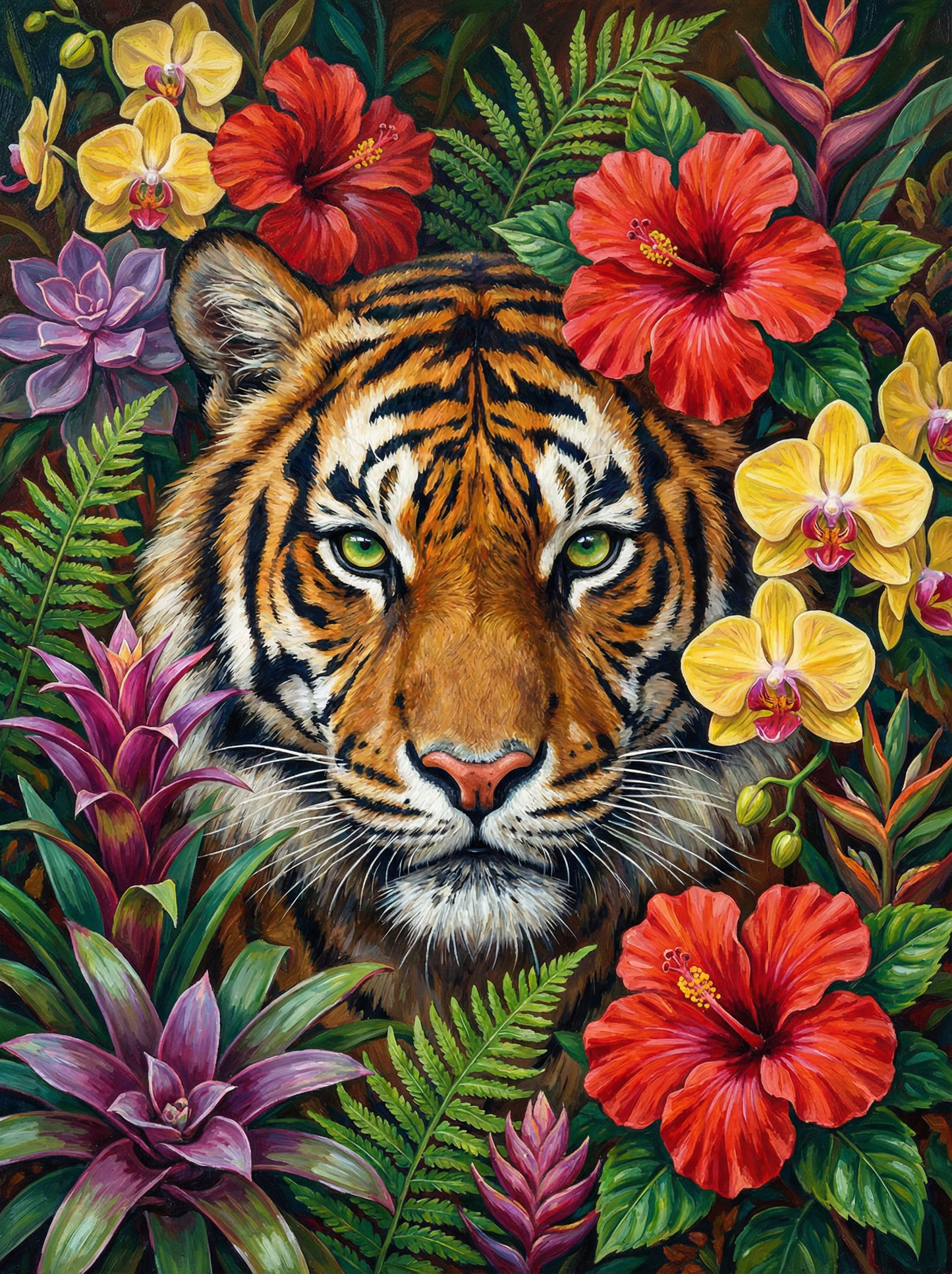 Jungle Orchid Majesty (Diamond Painting) Diamond Painting kit