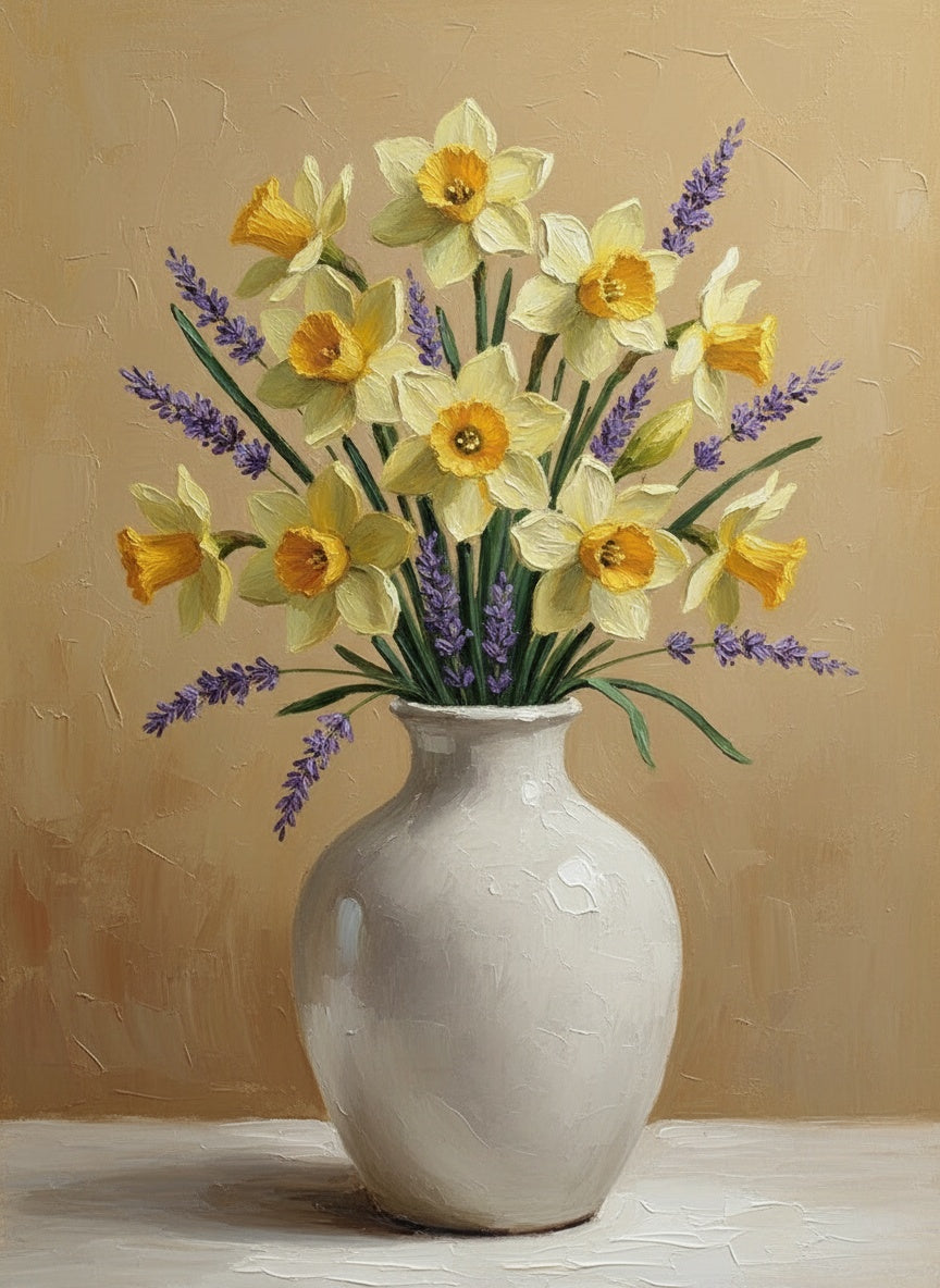 Daffodils in Bloom (Diamond Painting) Diamond Painting kit