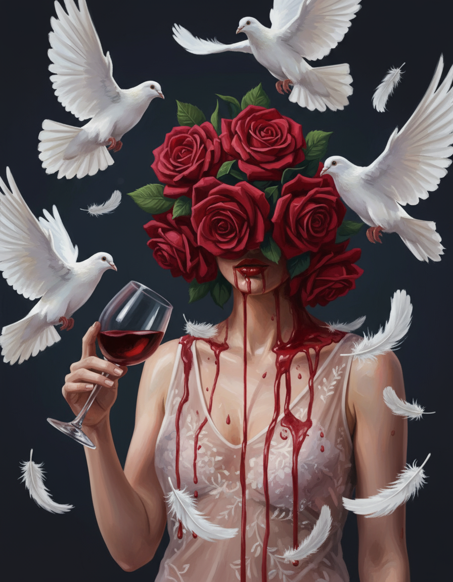 The Bloomed Martyr (Diamond Painting) Diamond Painting kit