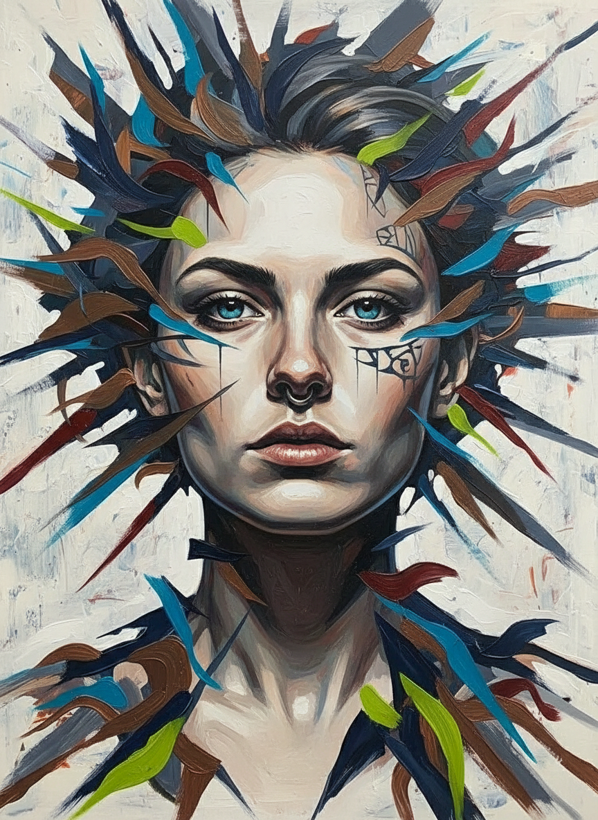 Crowned in Chaos (Diamond Painting) Diamond Painting kit