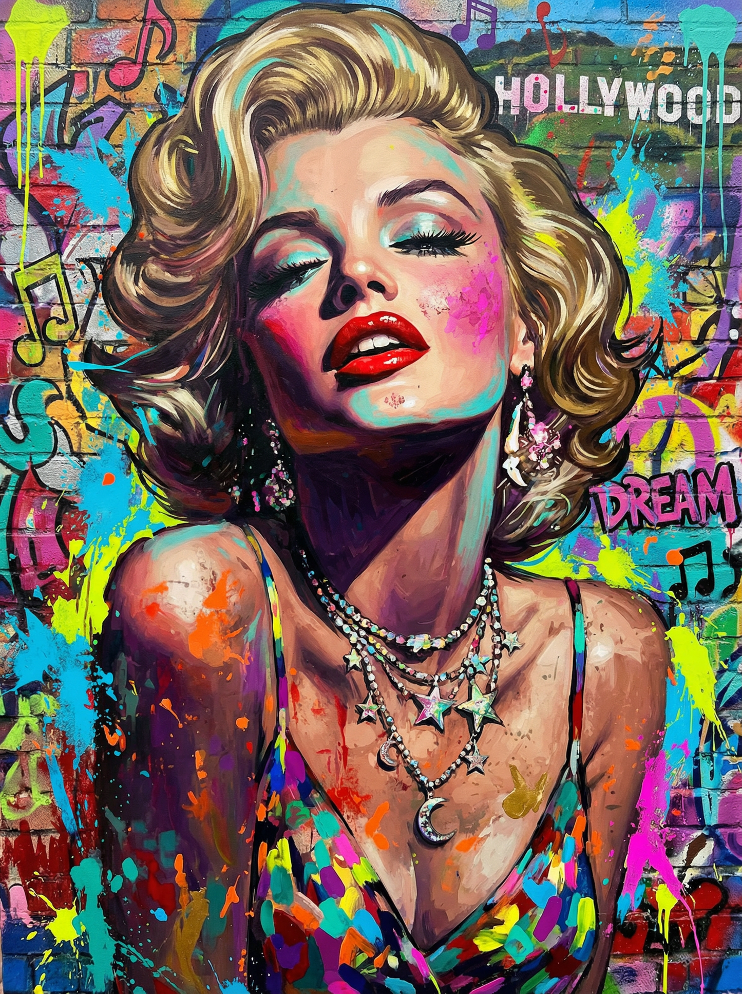 Hollywood Neon Dream (150 Color Diamond Painting) Diamond Painting kit
