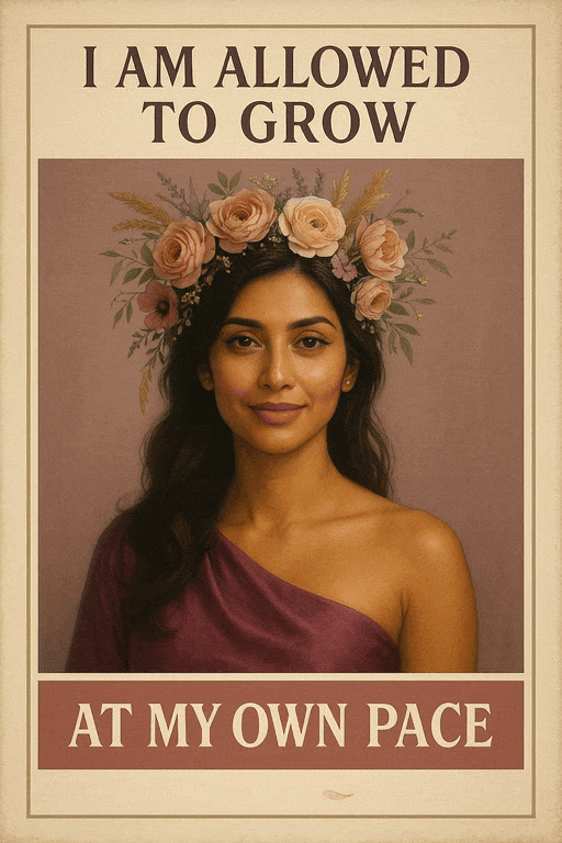 I Am Allowed To Grow At My Own Pace (Diamond Painting) Diamond Painting kit